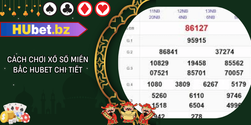 Cách chơi xổ số miền bắc hubet chi tiết