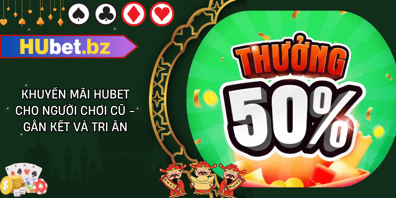 Khuyến mãi hubet cho người chơi cũ - gắn kết và tri ân