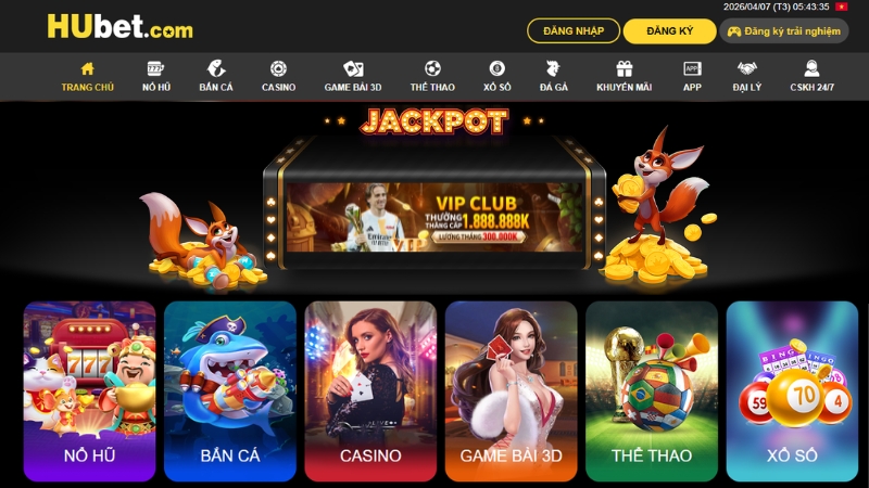 HUBET GAME - Hệ Sinh Thái Sảnh Cược Đẳng Cấp Tại Hubet